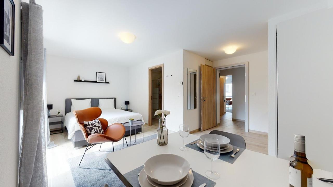 Nonanteneuf Appart Hotel Aigle - Contactless Check-In Exterior foto